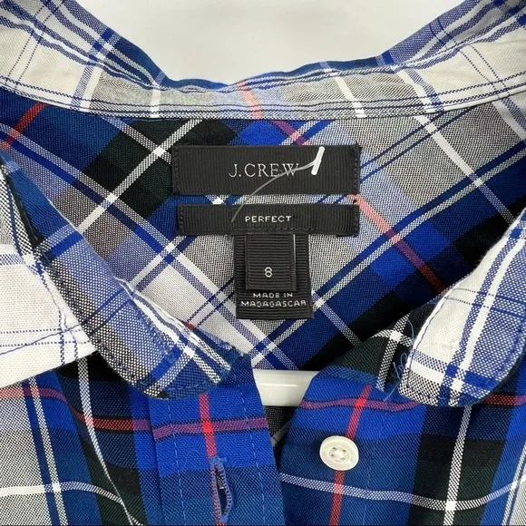 J. Crew Blue Button Down Shirt 8 - Picture 5 of 7